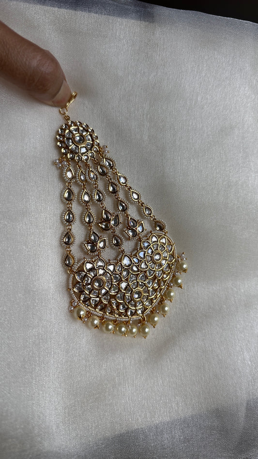 uncut  kundan passa can be used for bride or groom