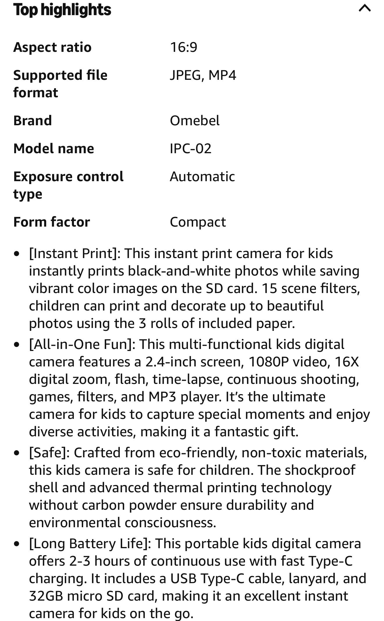 Kids camera rakhi gift