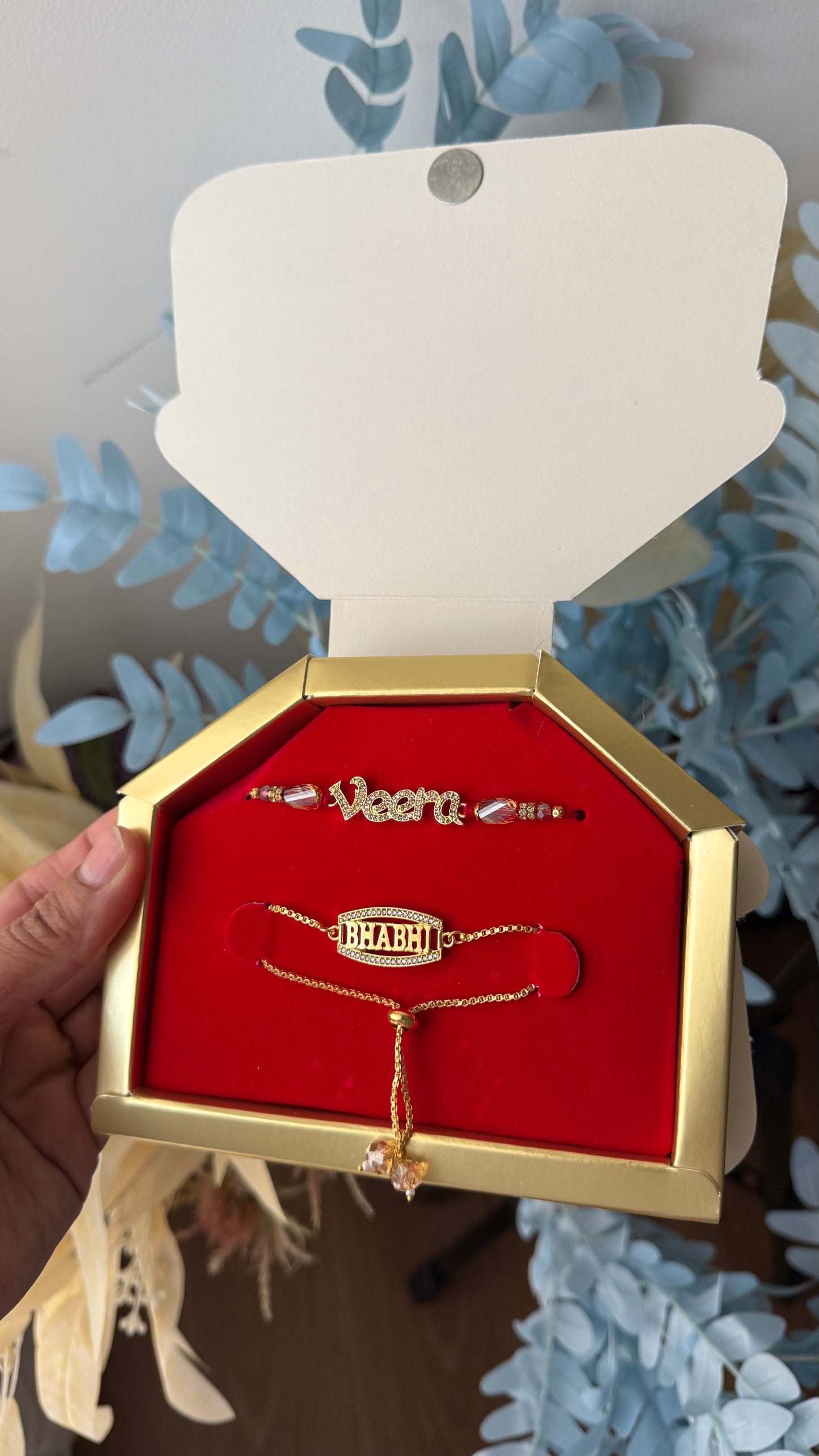 Premium  Rakhi gift hamper for Brother and Bhabi combo