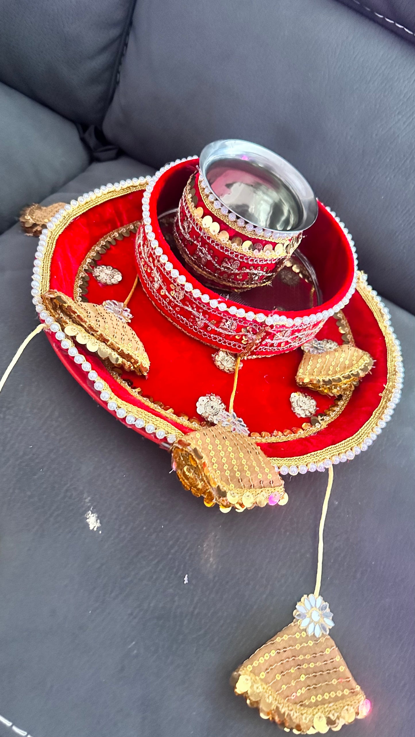 Karva chauth thaali set