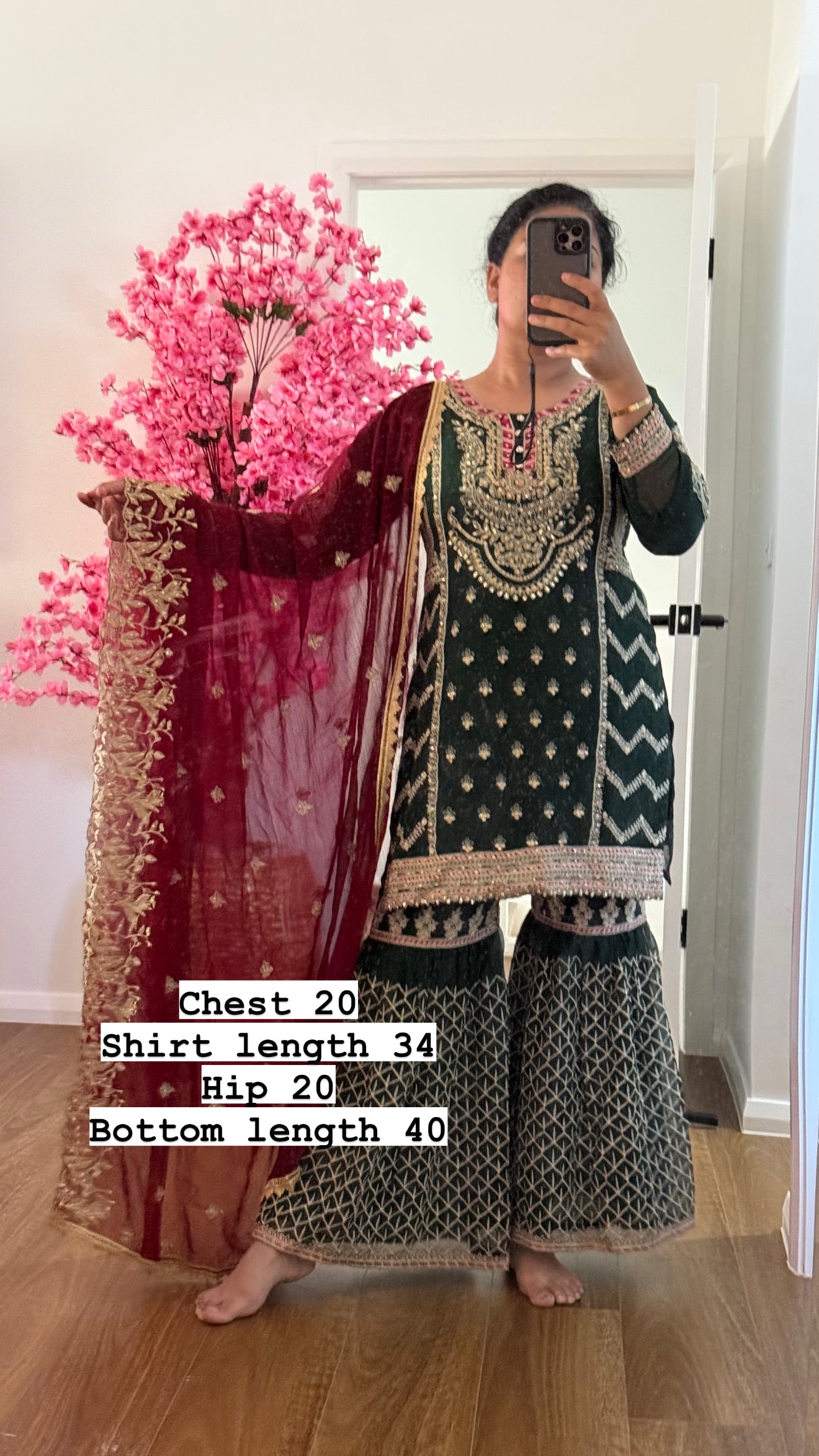 paksitani garrara suit / 3 piece outfit