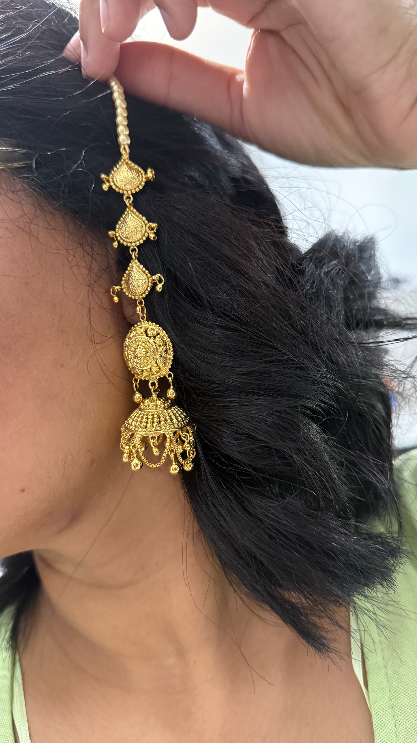 Gold Plated Kundan Necklace with jhumka Earring  Bridal Jewellery Sandookh collection