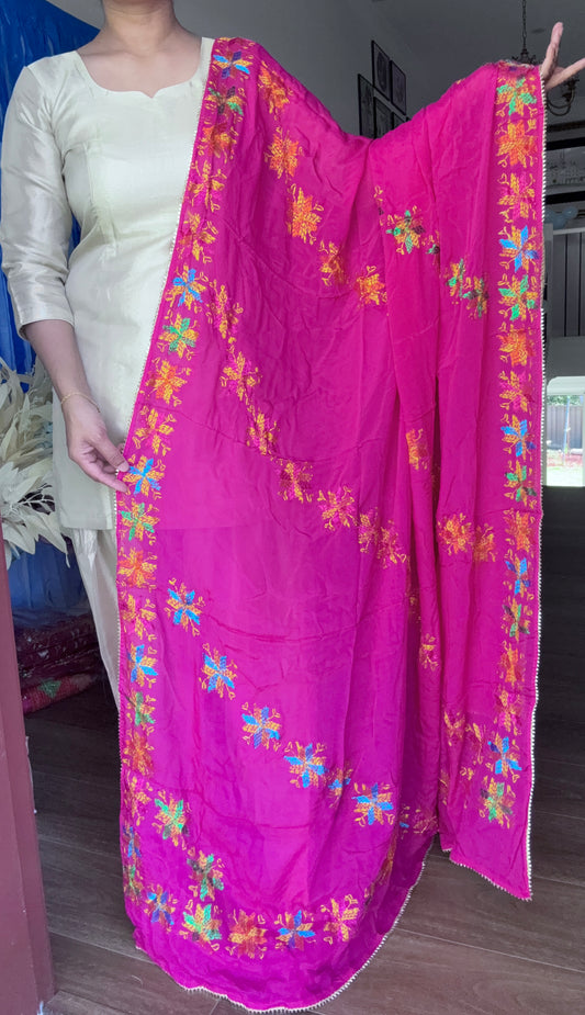 Chinon Phulkari Hand Work – Punjabi Virsa Heritage – Australia