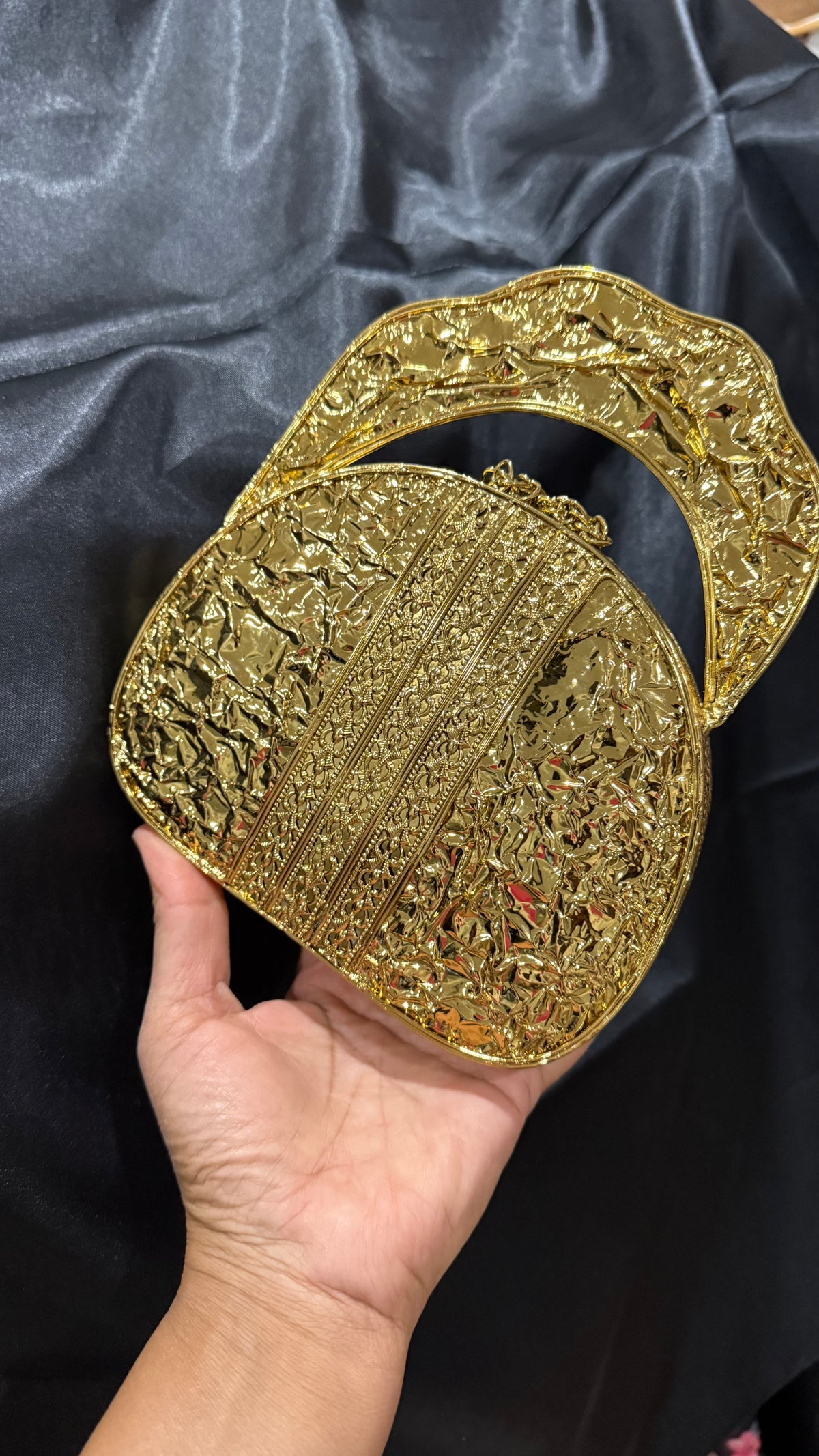 Designer bag celebrity style clutch