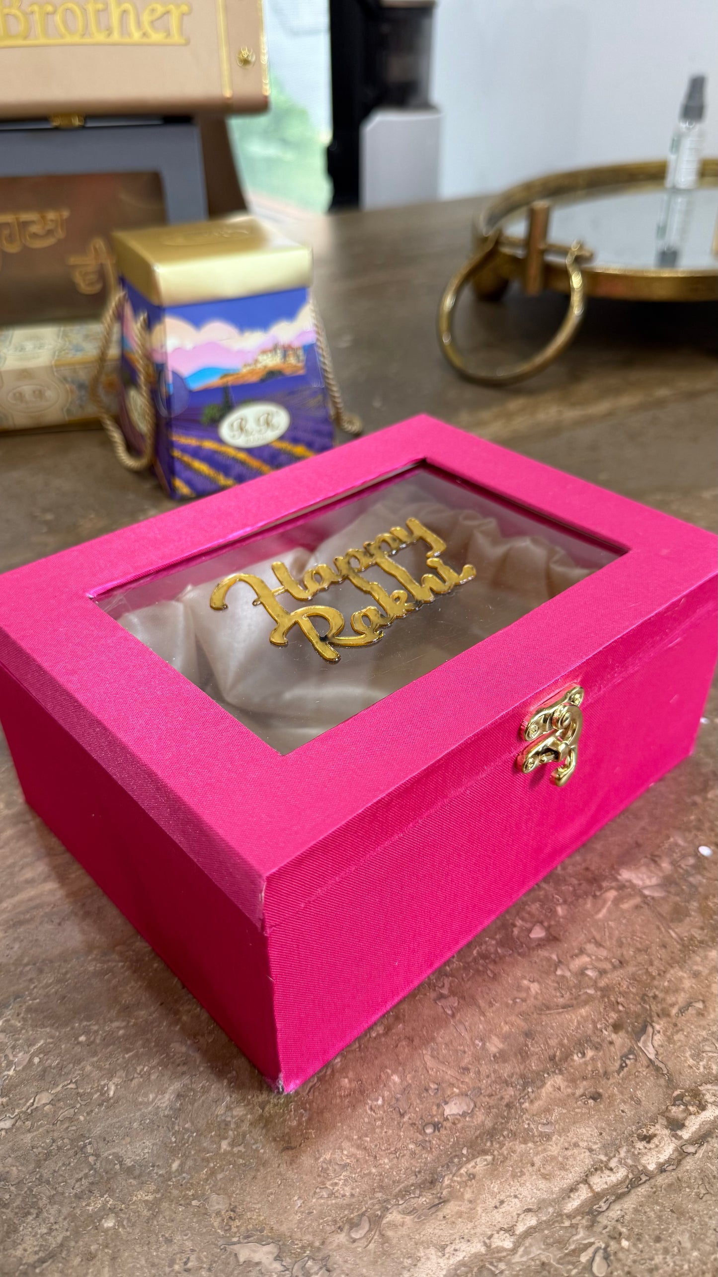 rakhi gift hamper empty box