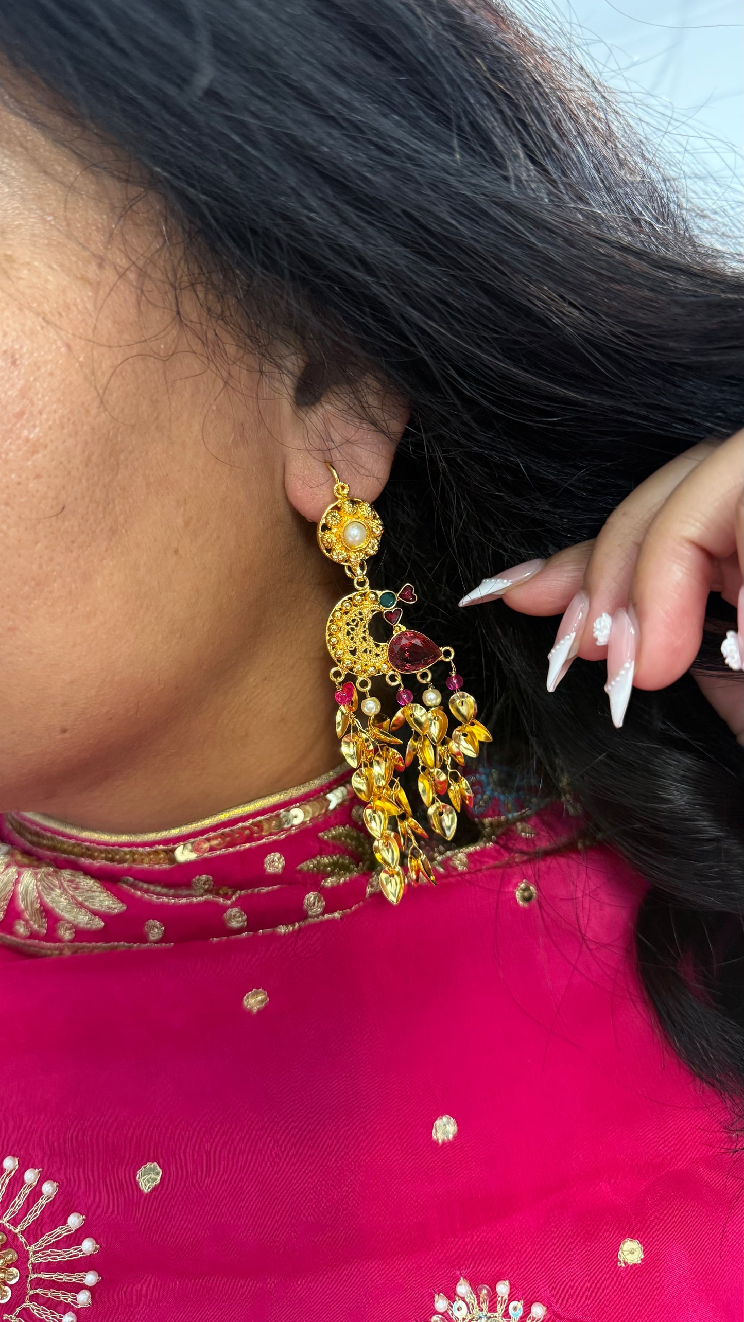 Gold plated earrings Sandookh collection