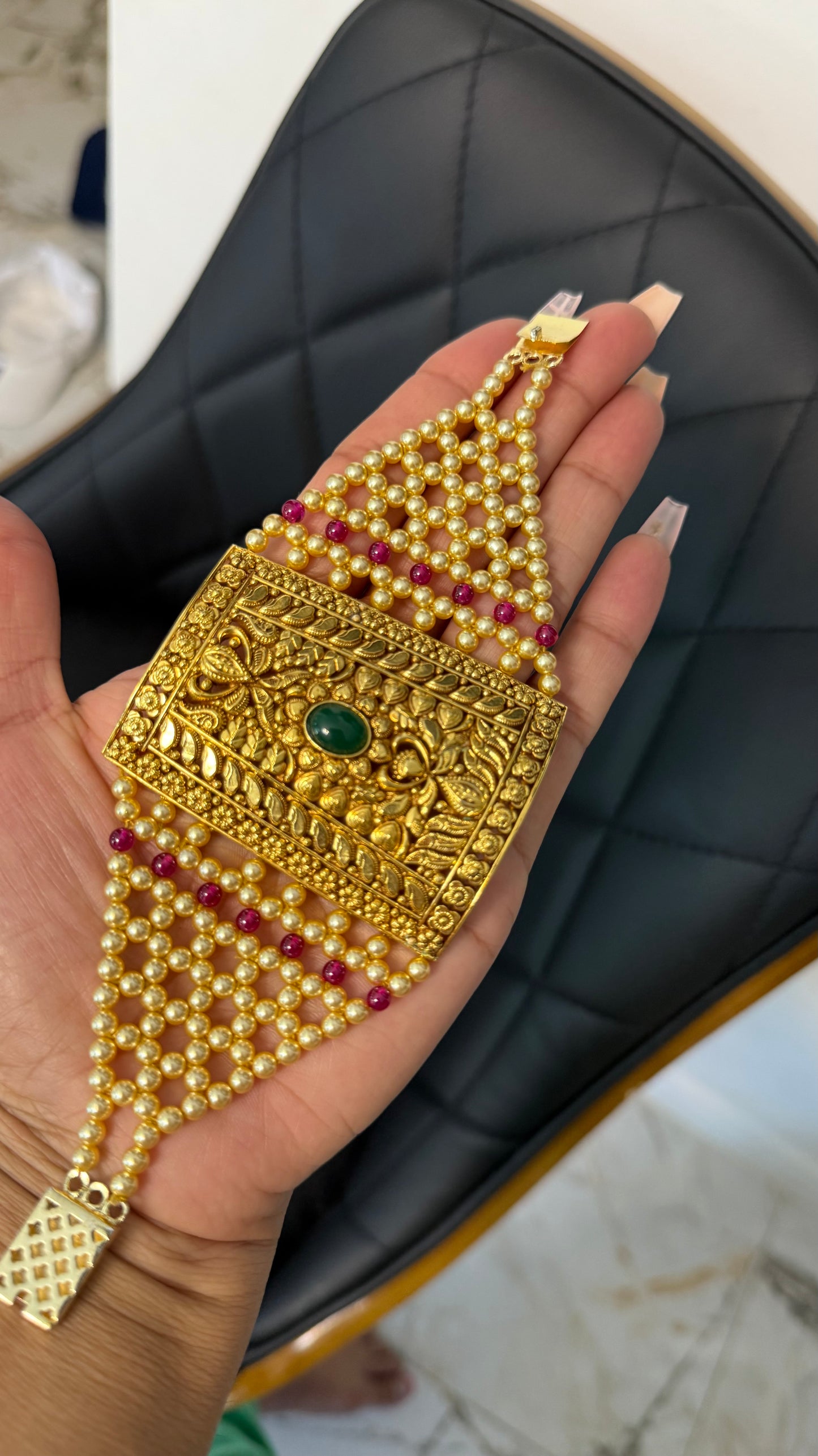 Gold Plated Bahi Bracelet for Women | Traditional Indian Jewellery Australia