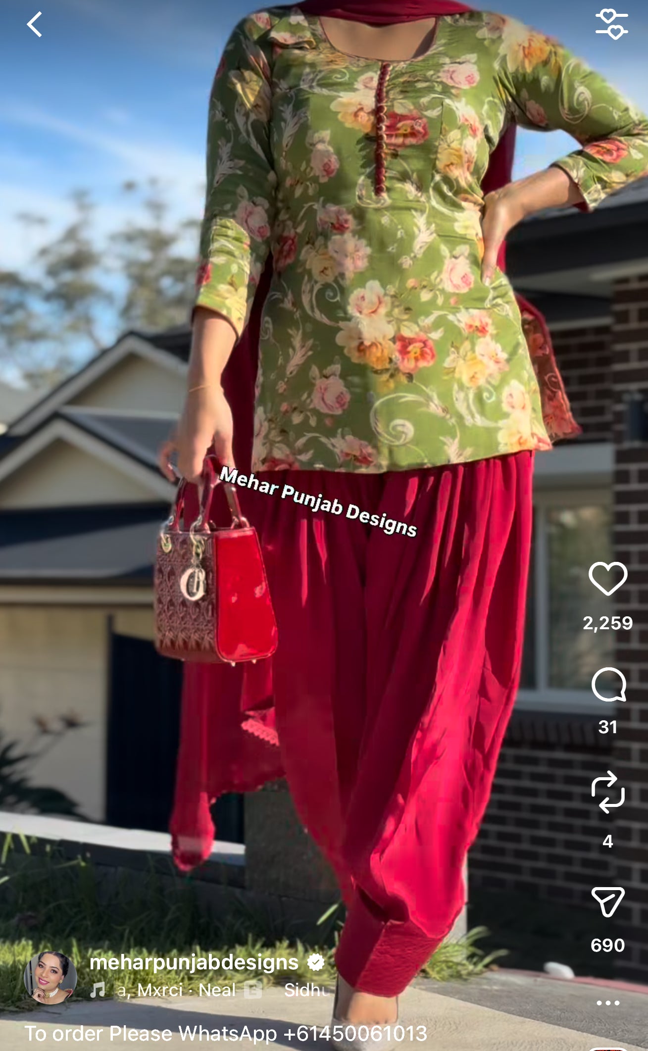 Salwar suit / Punjabi suit / farshi / patiala