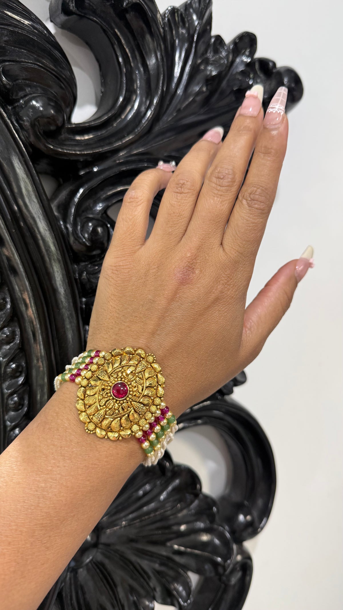 Gold Plated Bahi Bracelet for Women | Traditional Indian Jewellery Australia