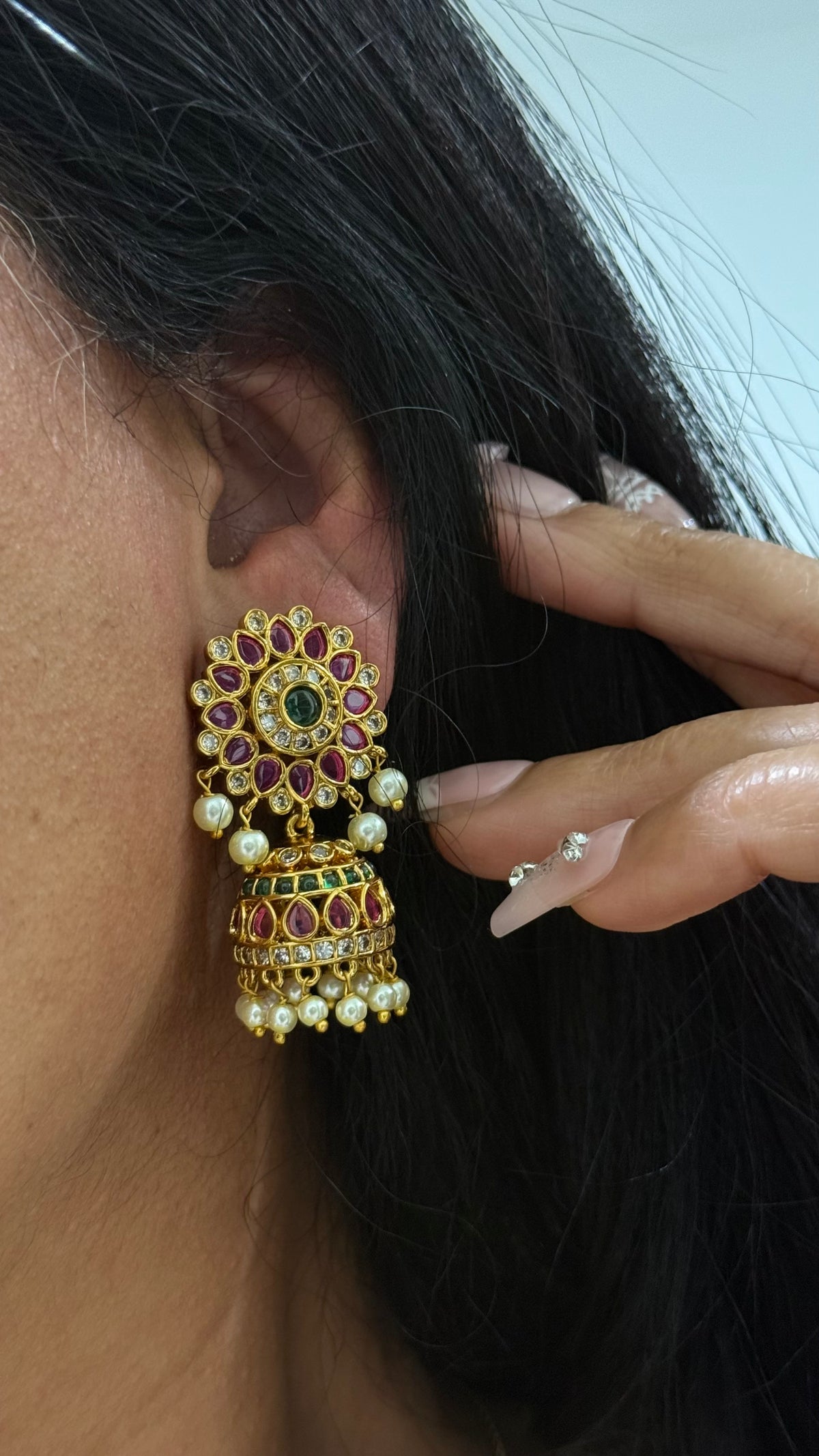 Jadau jhumki Earrings Available Australia Shop Online