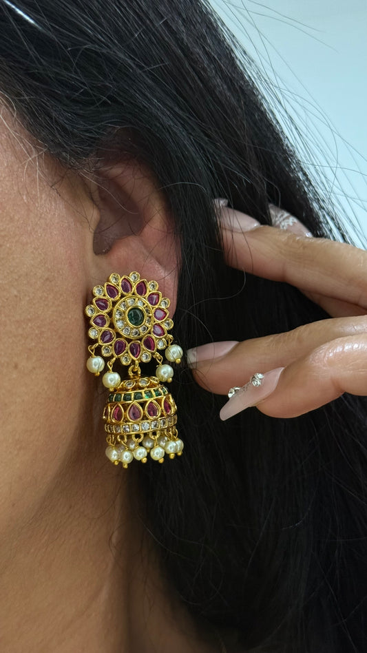 Jadau jhumki Earrings Available Australia Shop Online