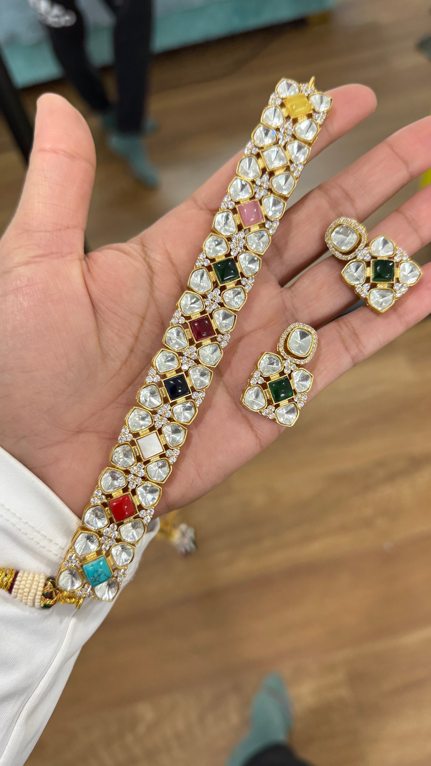 uncut kundan choker