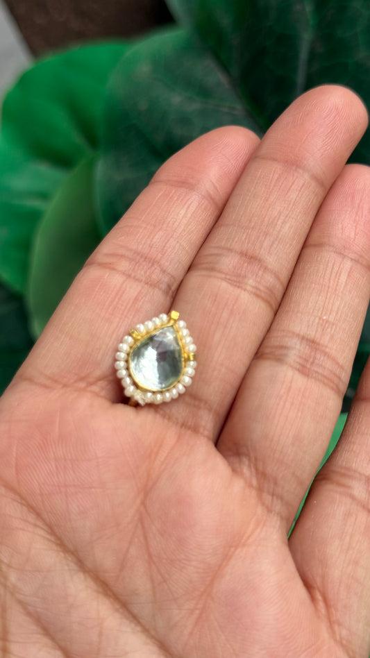 Pachi Kundan Nath (Non-Piercing Nose Ring) – Traditional Bridal Nath