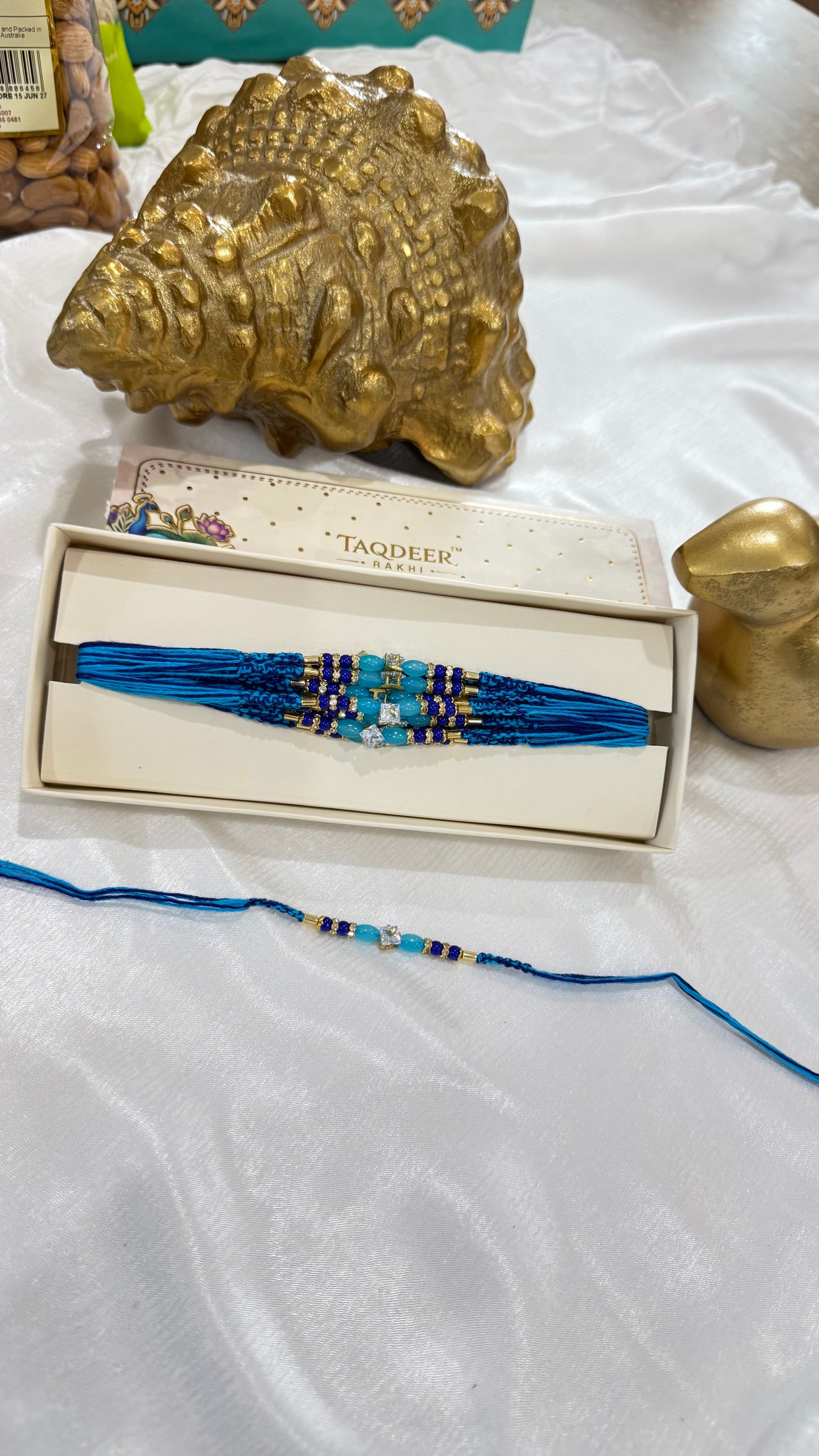 Elegant thread rakhi
