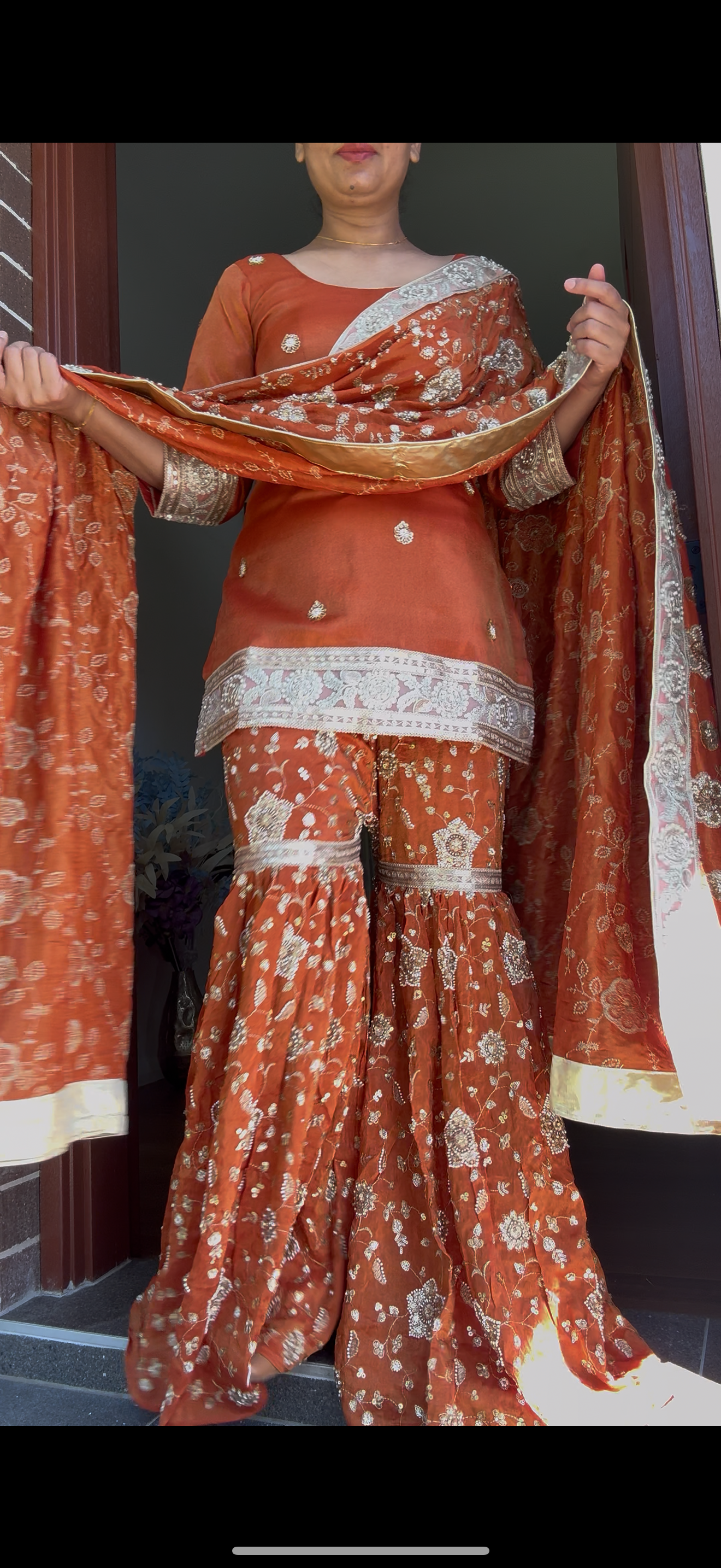 Party wear garrara suit