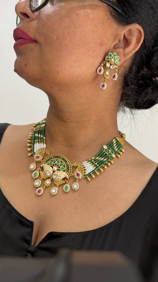 Heritage Jewelry  Gold Plated Necklace Jewelry  Sandookh collection