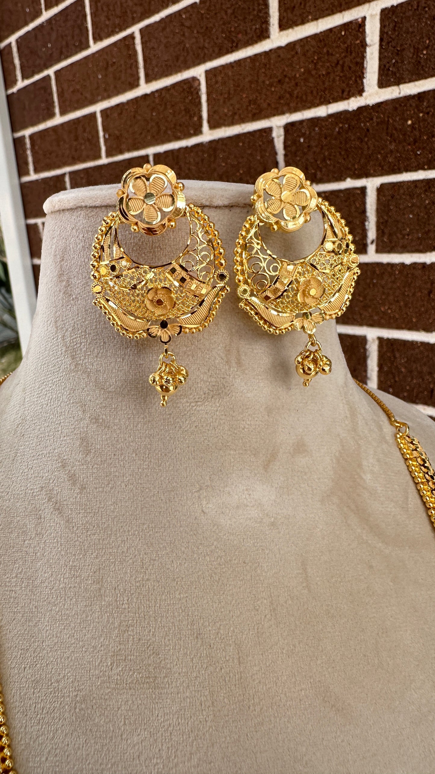 Gold plated raani haar Sandookh collection