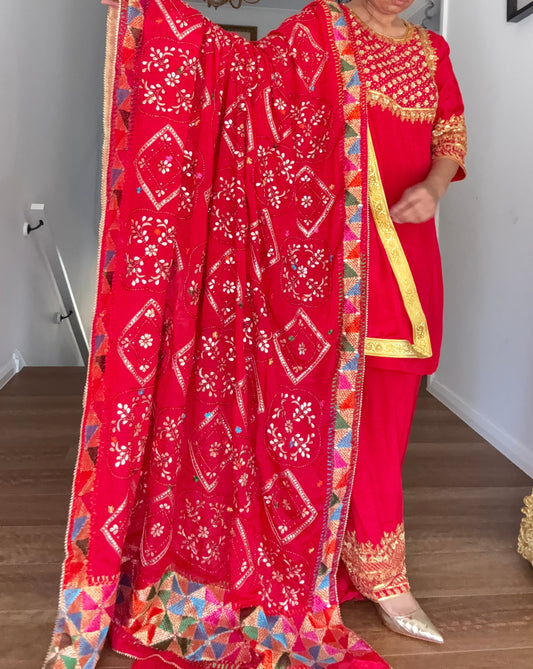 Chinon phulkari hand made