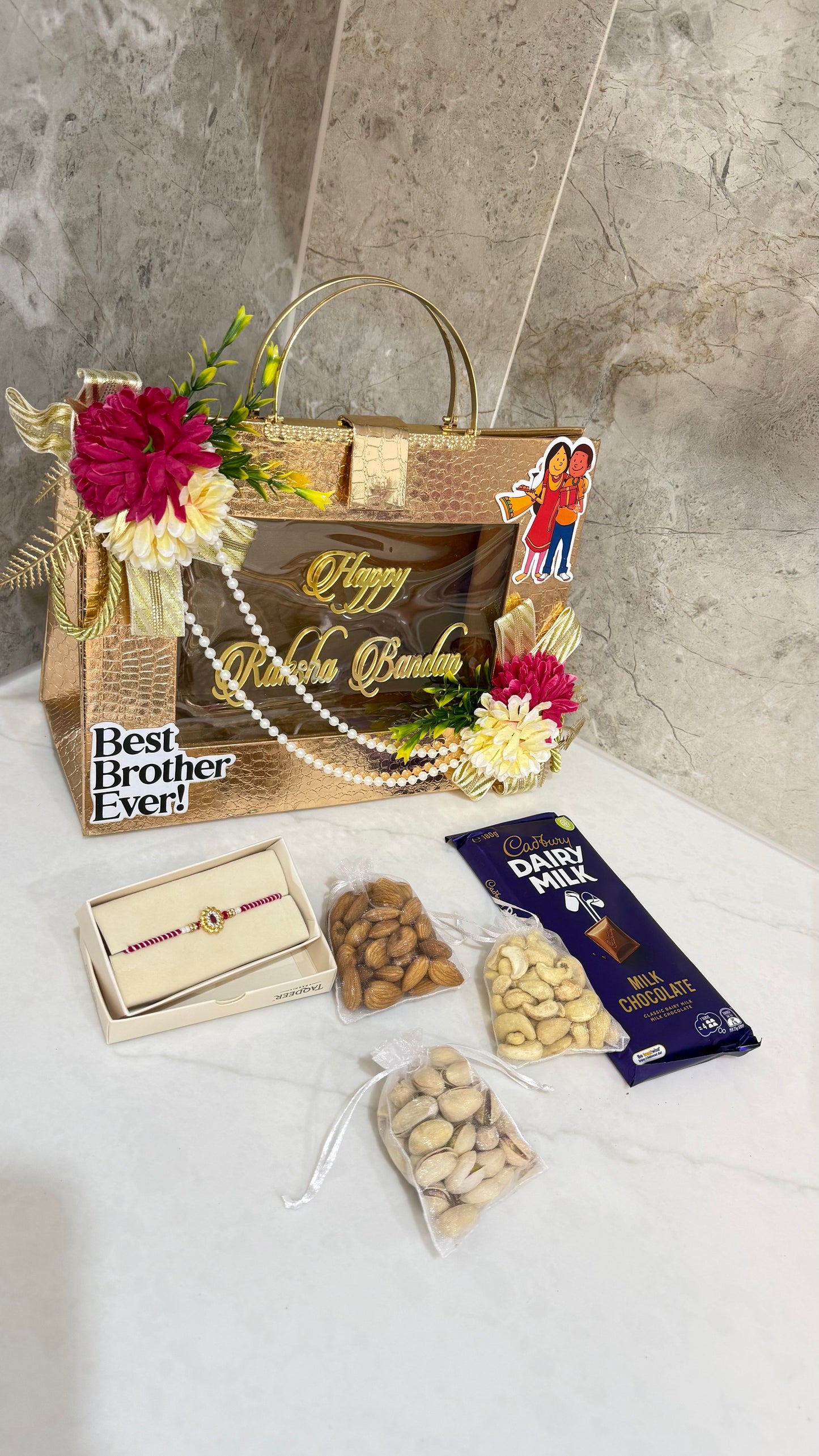 Premium Rakhi Gift Hamper Bhai brother