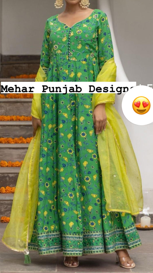 Anarkali gown outfit