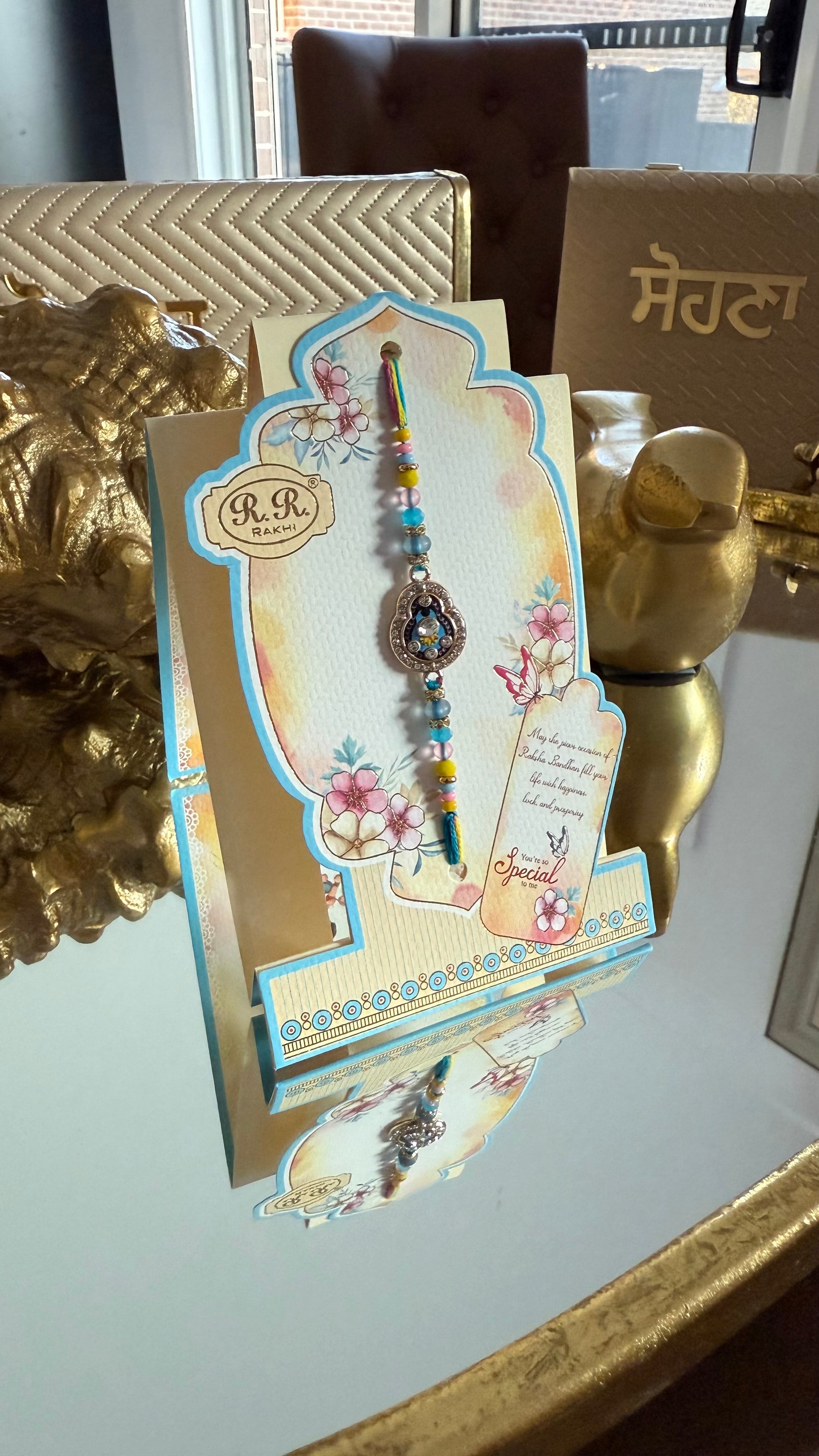 Designer Rakhi with international shipping