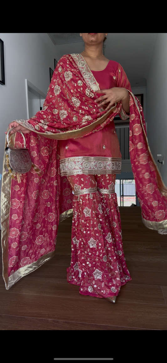 Party wear garrara suit