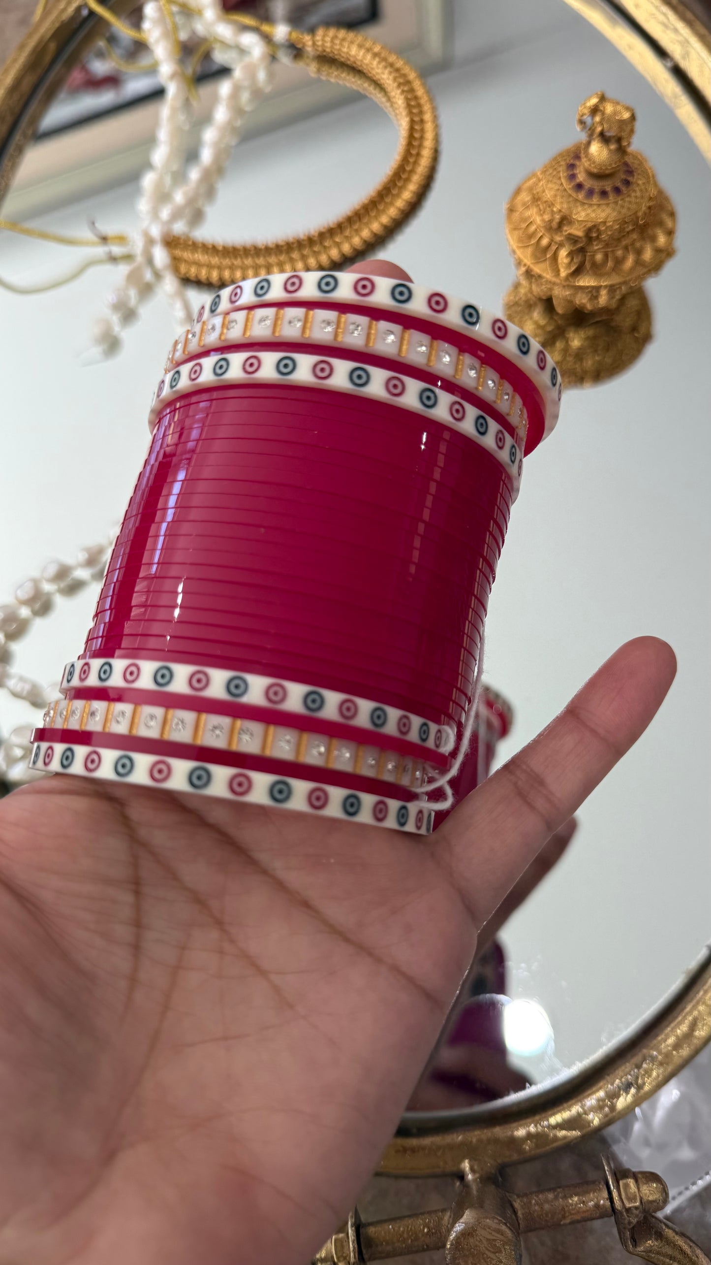 Premium Bridal Choora raani pink chuda