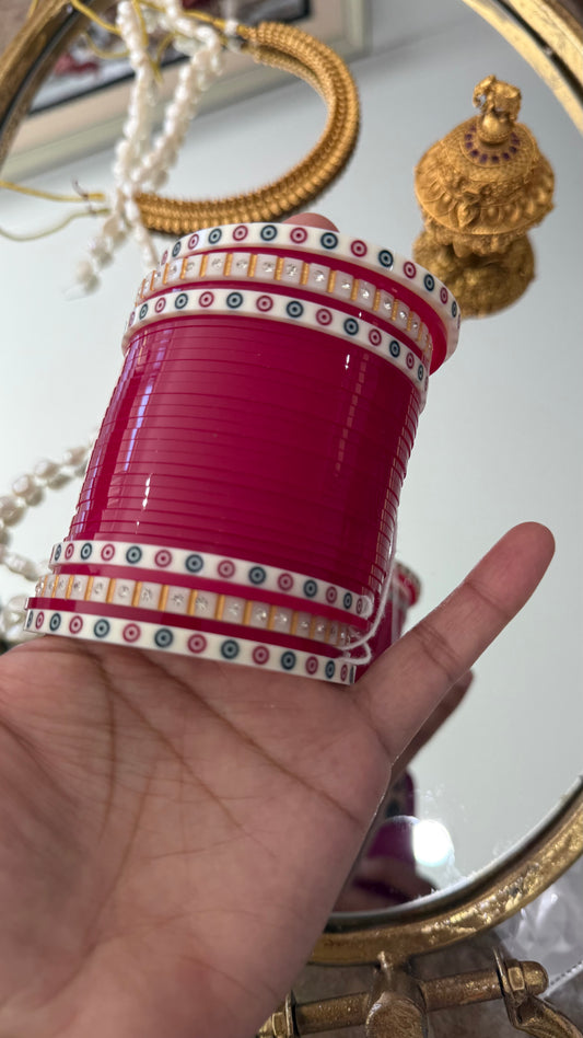 Premium Bridal Choora raani pink chuda