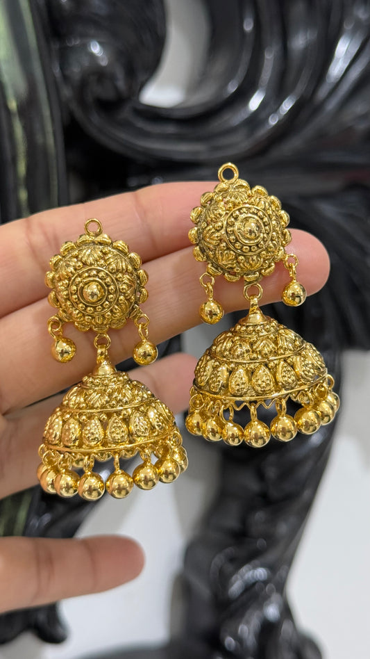 Premium gold plated jhumki