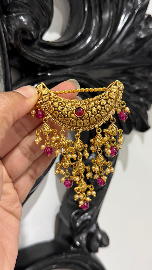 Gold plated hair clip (sui ) sandookh collection