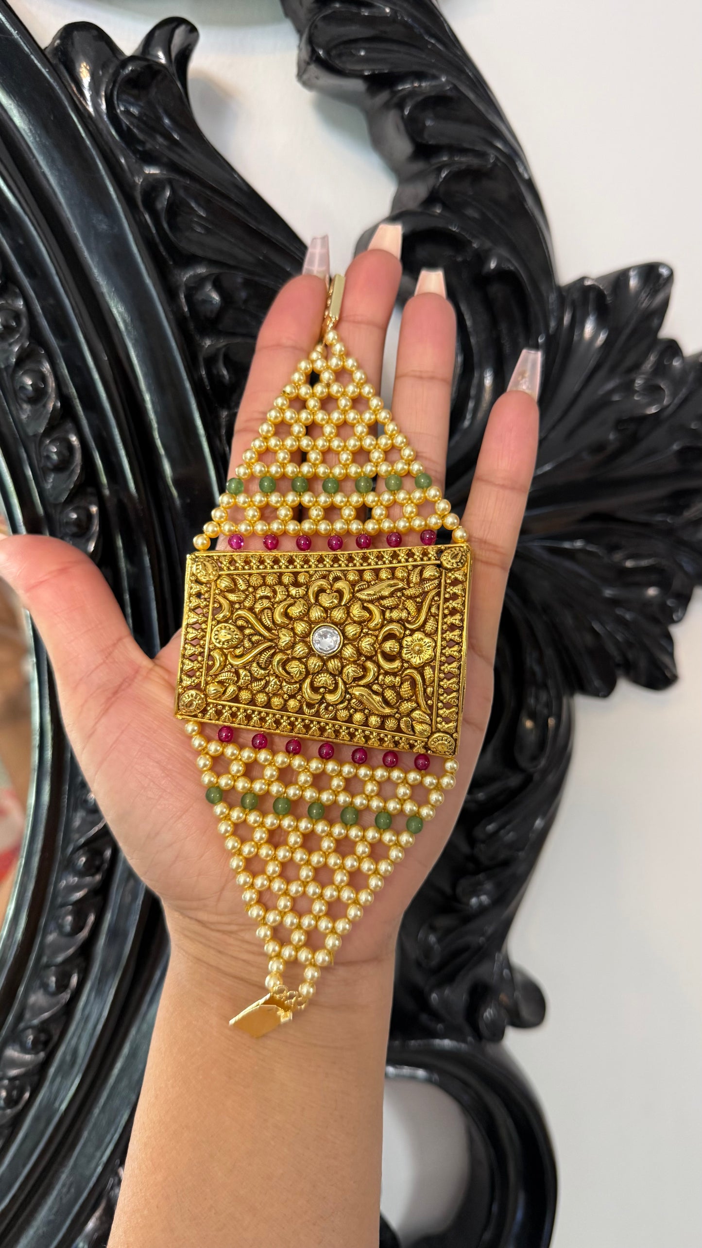 Gold Plated Bahi Bracelet for Women | Traditional Indian Jewellery Australia