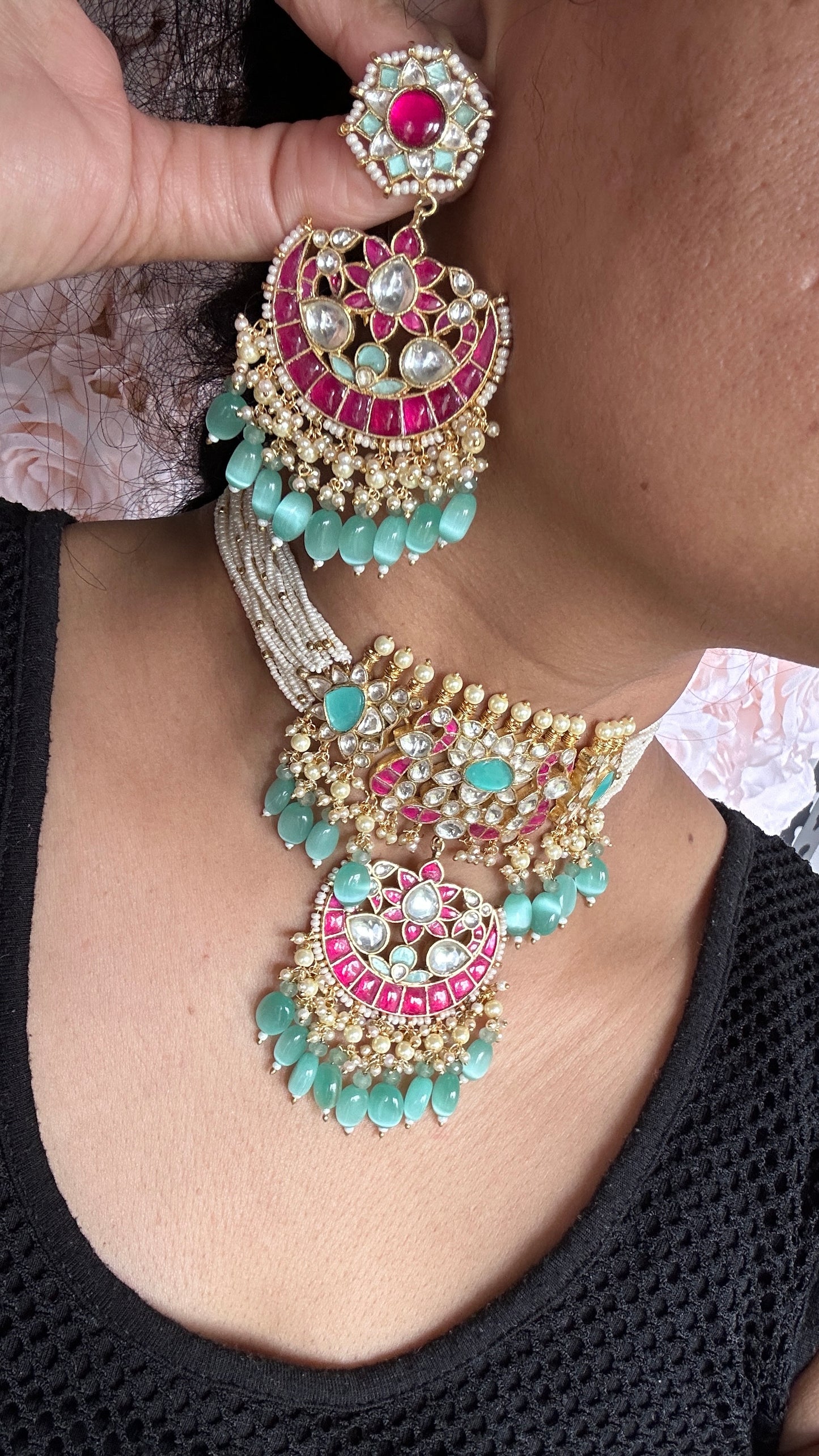 pachi kundan choker