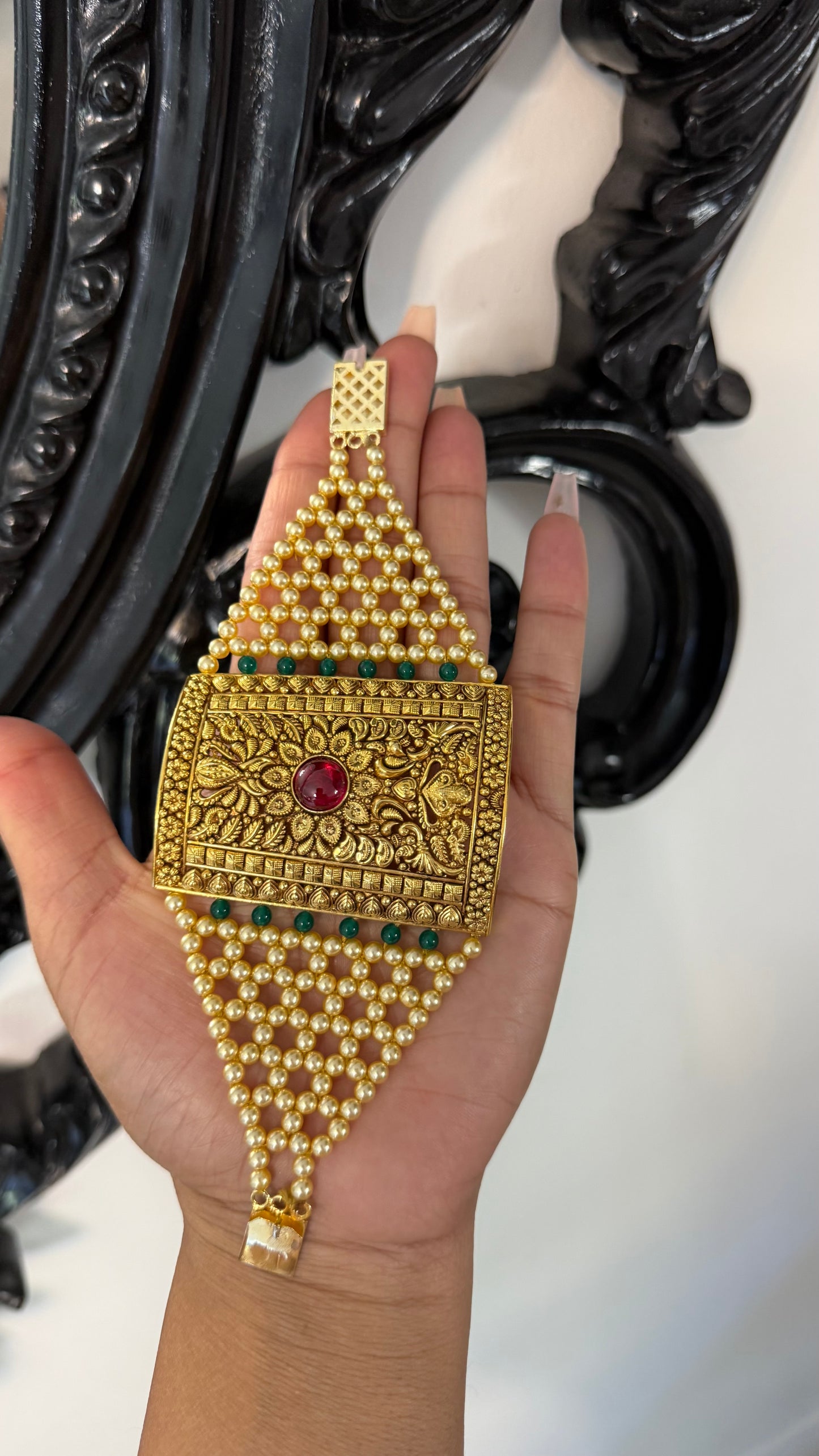 Gold Plated Bahi Bracelet for Women | Traditional Indian Jewellery Australia