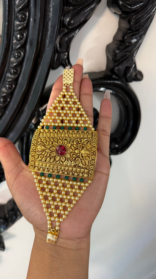 Gold Plated Bahi Bracelet for Women | Traditional Indian Jewellery Australia