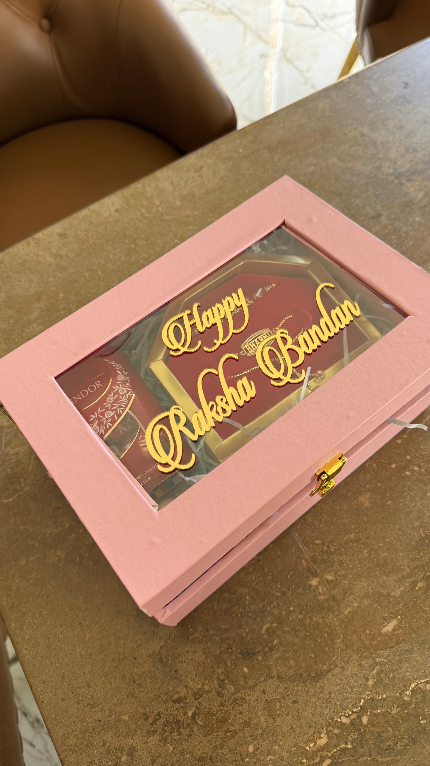 Premium  Rakhi gift hamper for Brother and Bhabi combo