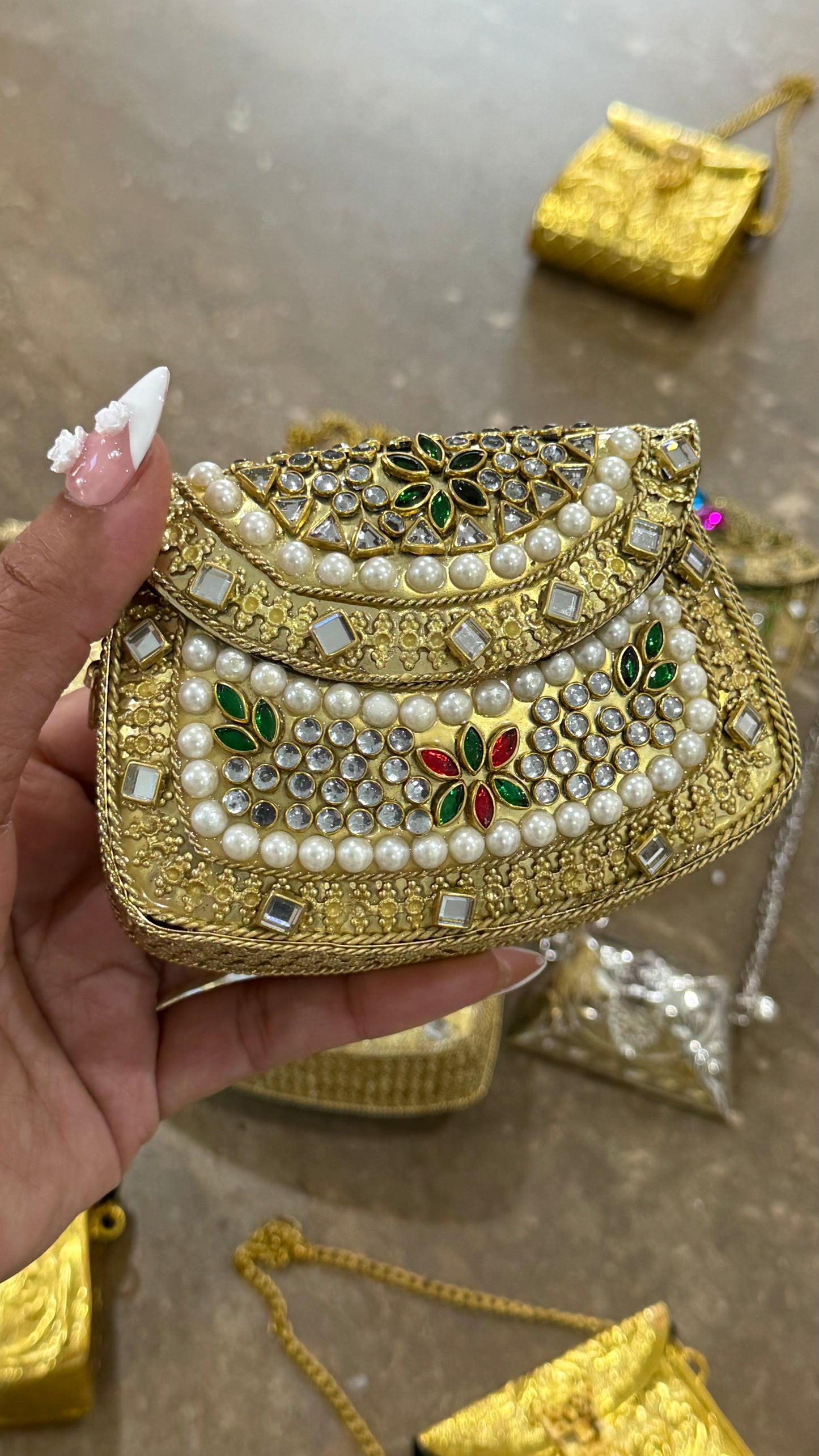 Designer Party Handbags evening clutch ( Mini Bag )