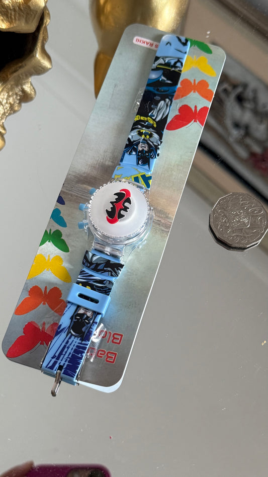 Kids Toy Rakhi Watch  with Spinner Music and lights