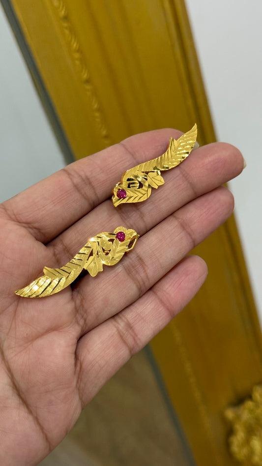 Gold plated hair clip (sui ) sandookh collection