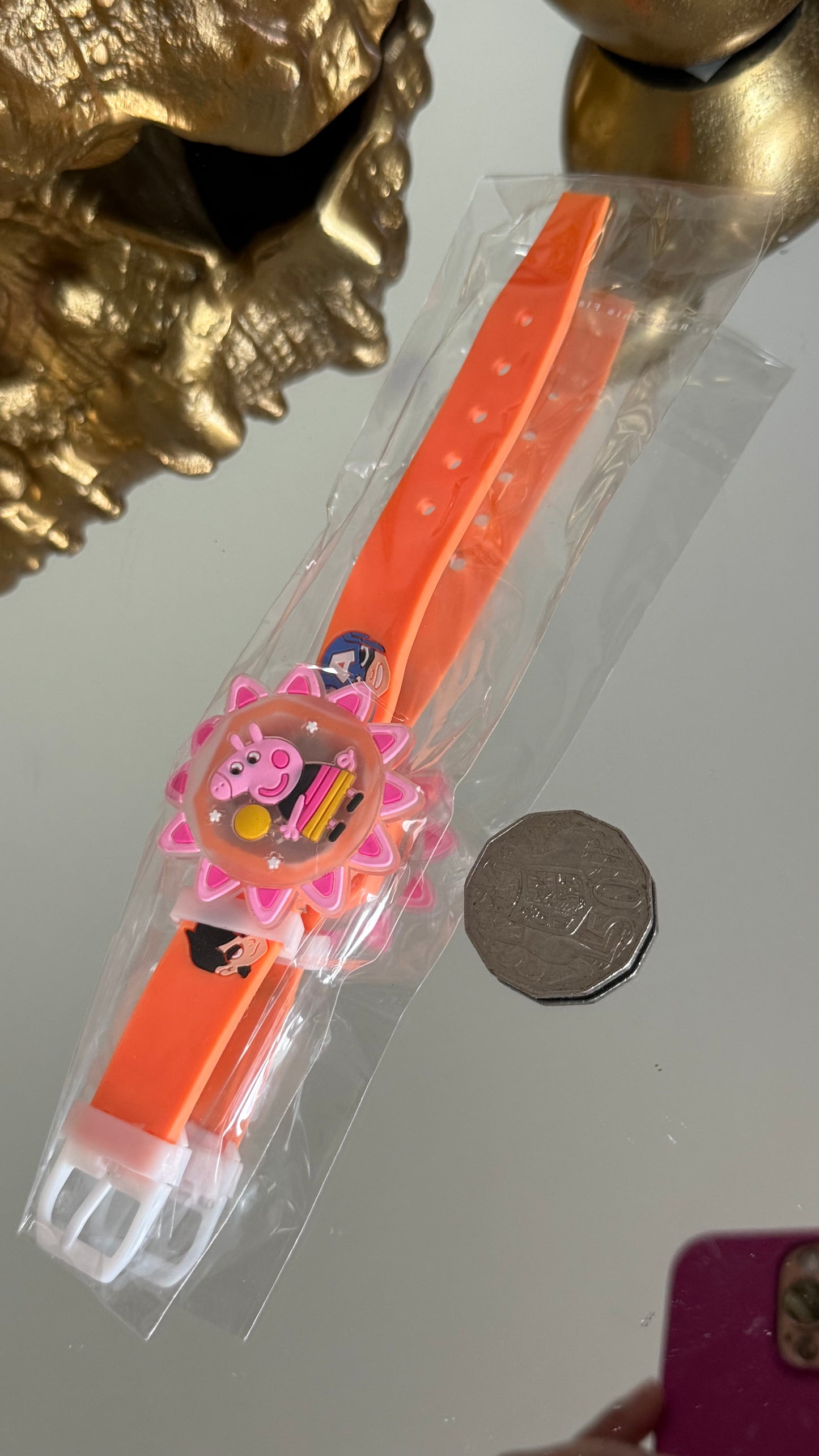 Kids Toy Rakhi Watch style with lights