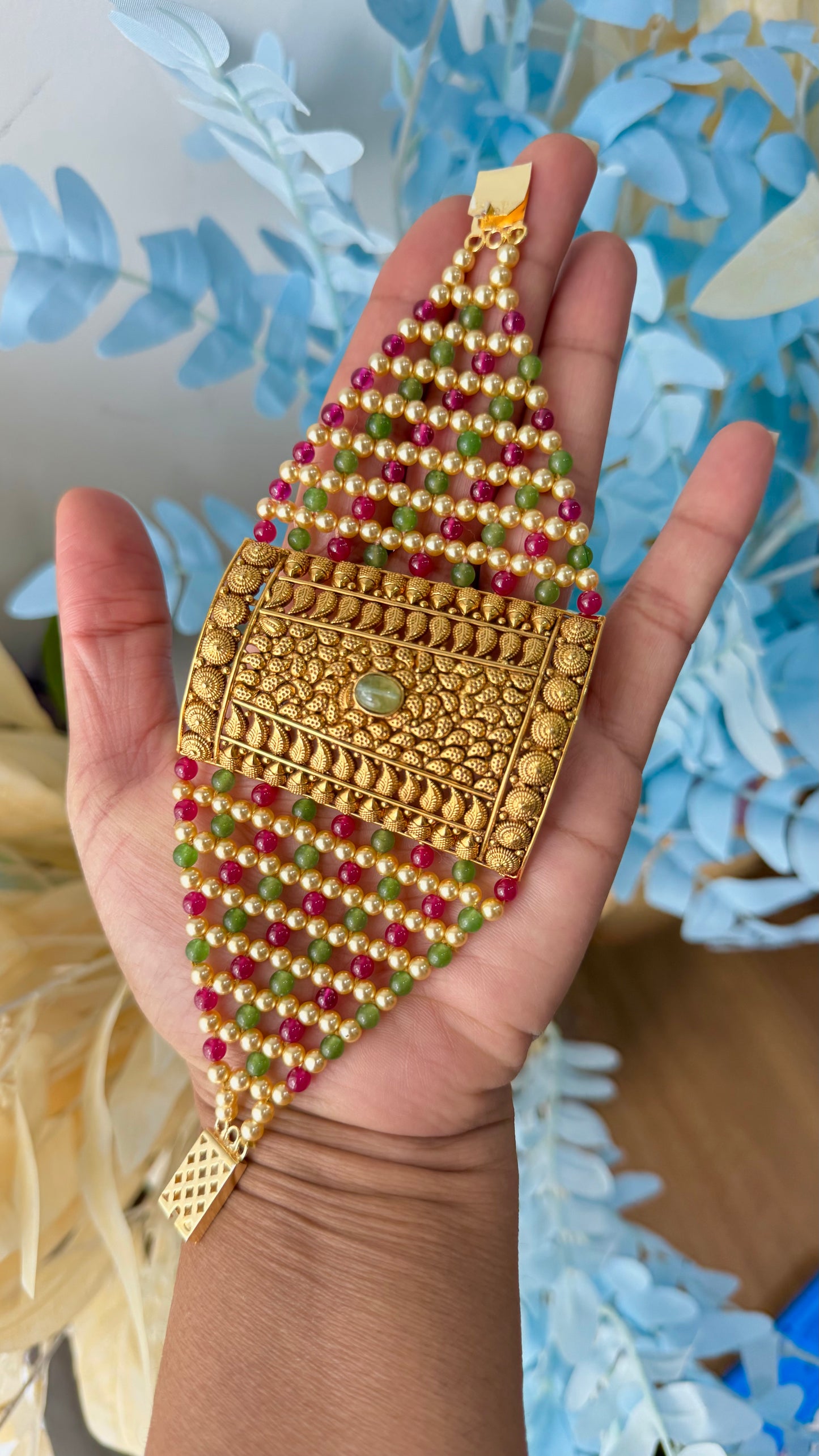 Gold Plated Bahi Bracelet for Women | Traditional Indian Jewellery Australia