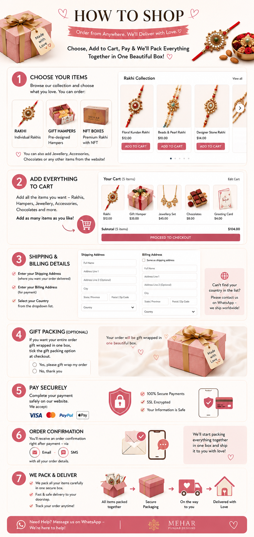 How to order Rakhi