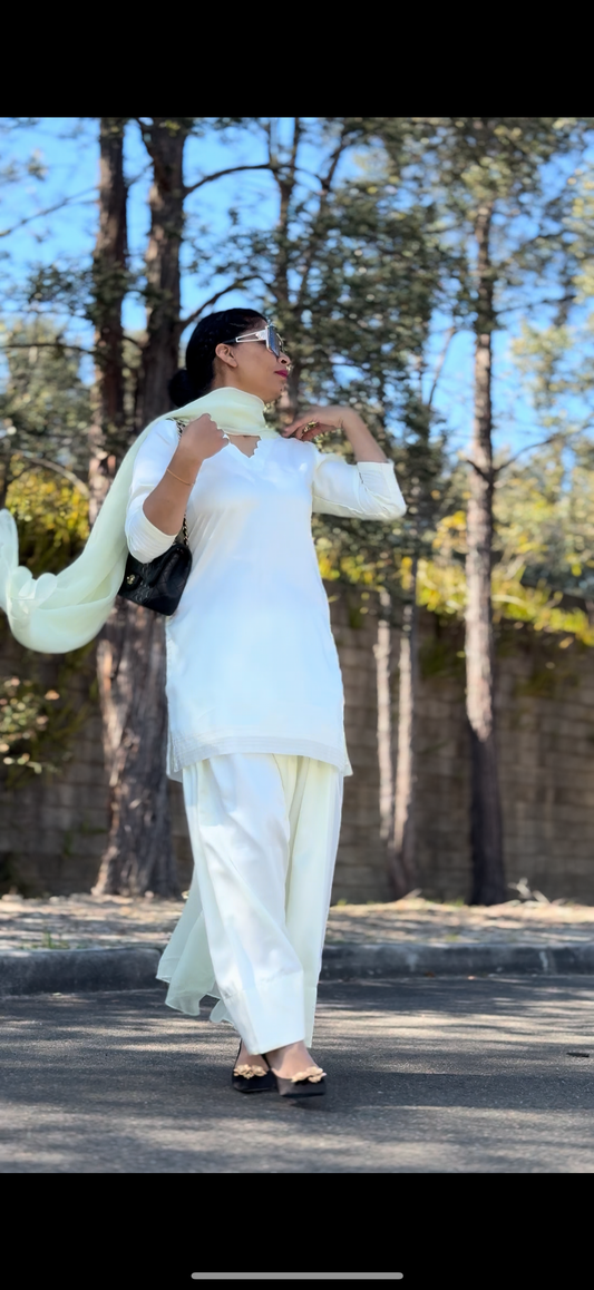 butter yellow farshi salwar suit