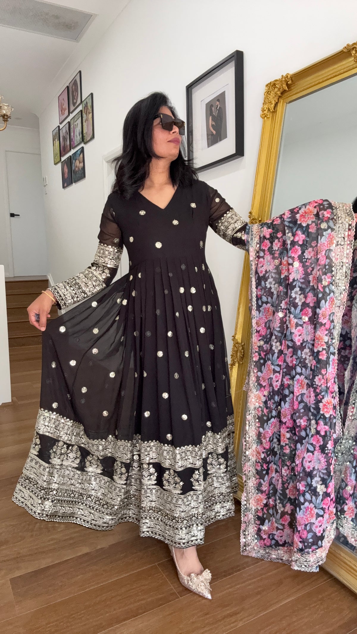 Anarkali Outfit Suit Australia Summer Indian Wear