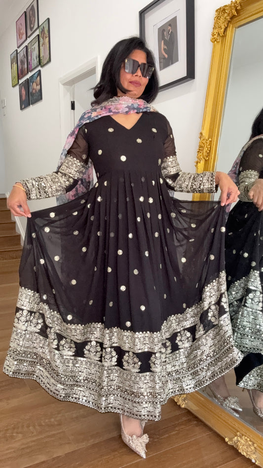 Anarkali Outfit Suit Australia Summer Indian Wear