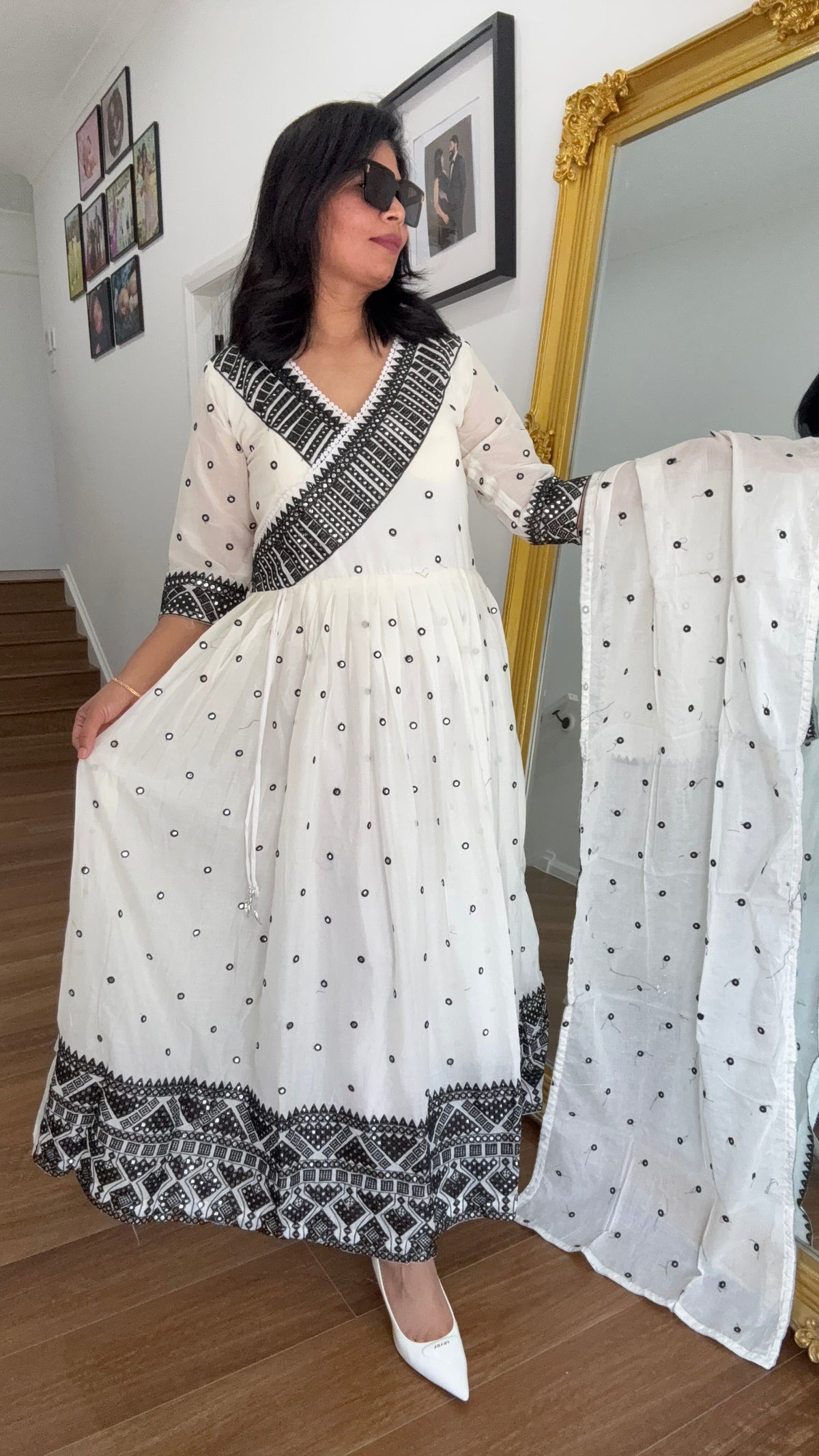 Mal Cotton Anarkali Outfit Suit Australia  | Breathable Summer Indian Wear
