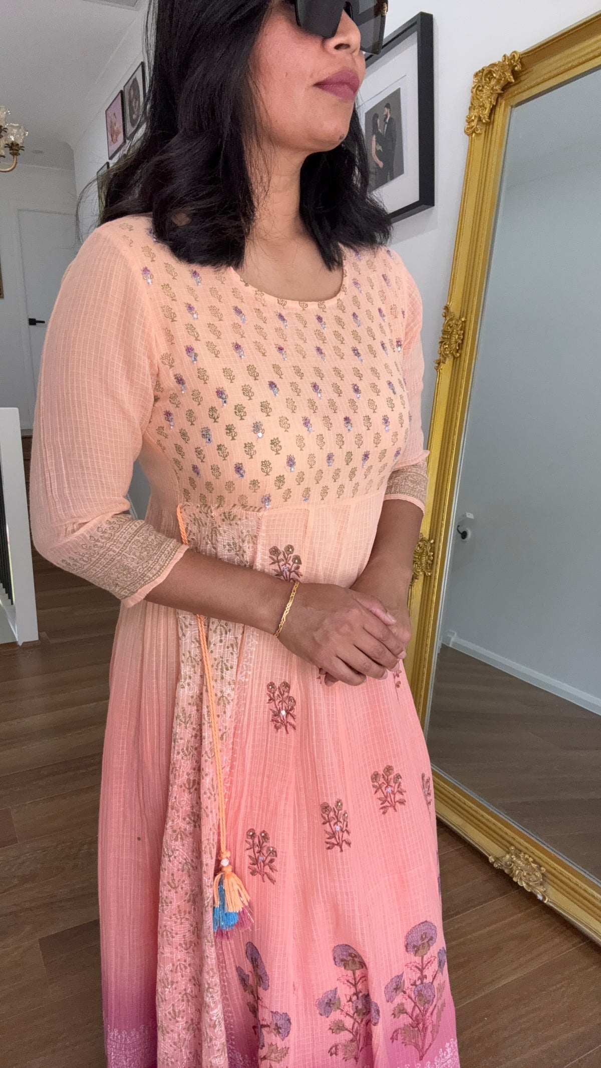 Cotton Anarkali Outfit Suit Australia  | Breathable Summer Indian Wear