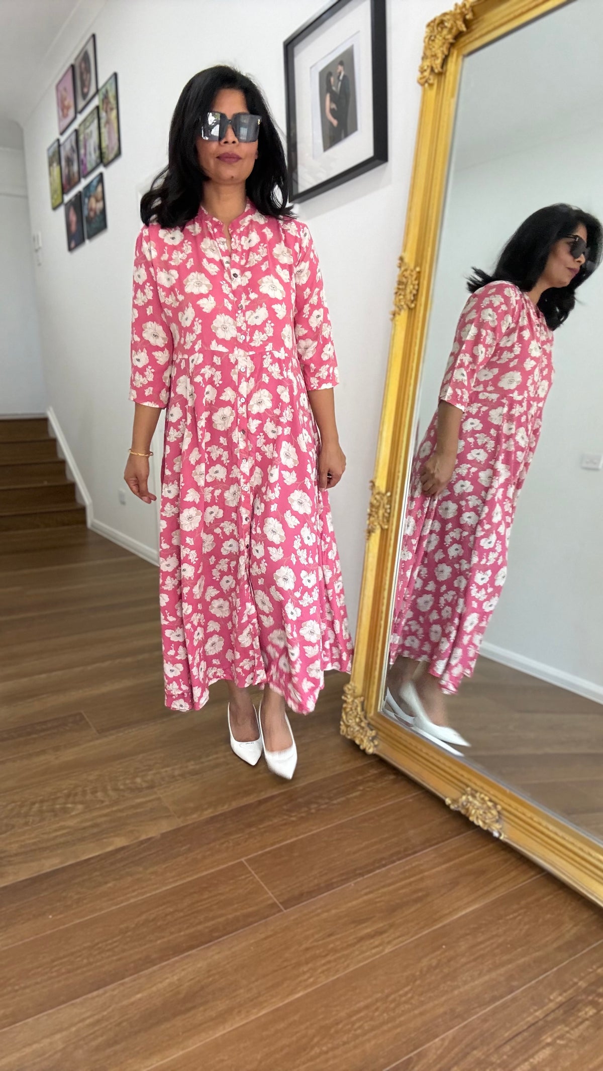 Rayon Cotton Anarkali Outfit Suit Australia  | Breathable Summer Indian Wear
