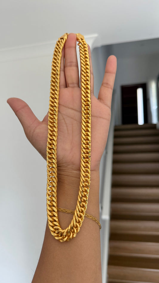 Men's Gold Plated Chain with a sleek design