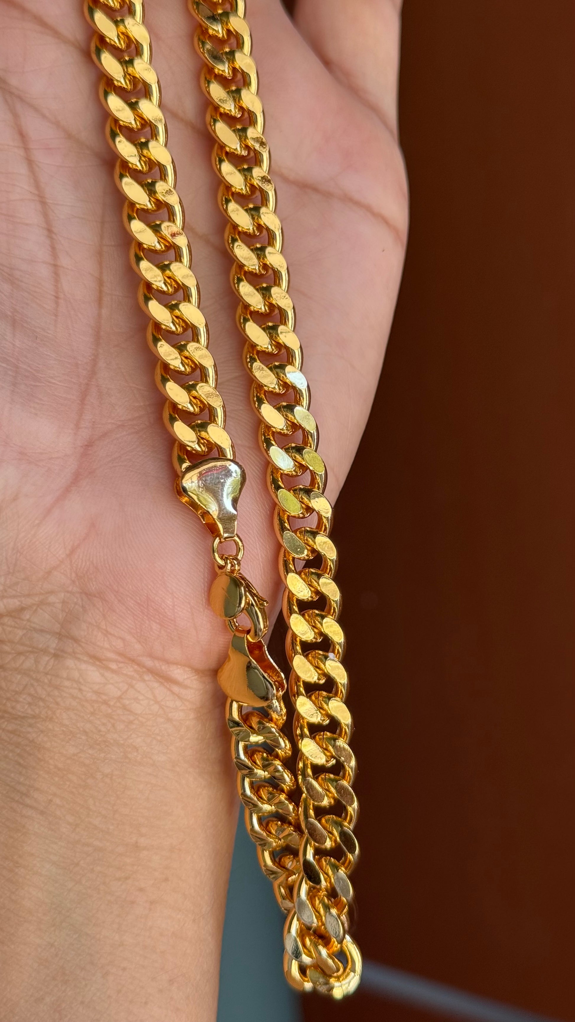 Men's Gold Plated Chain with a sleek design