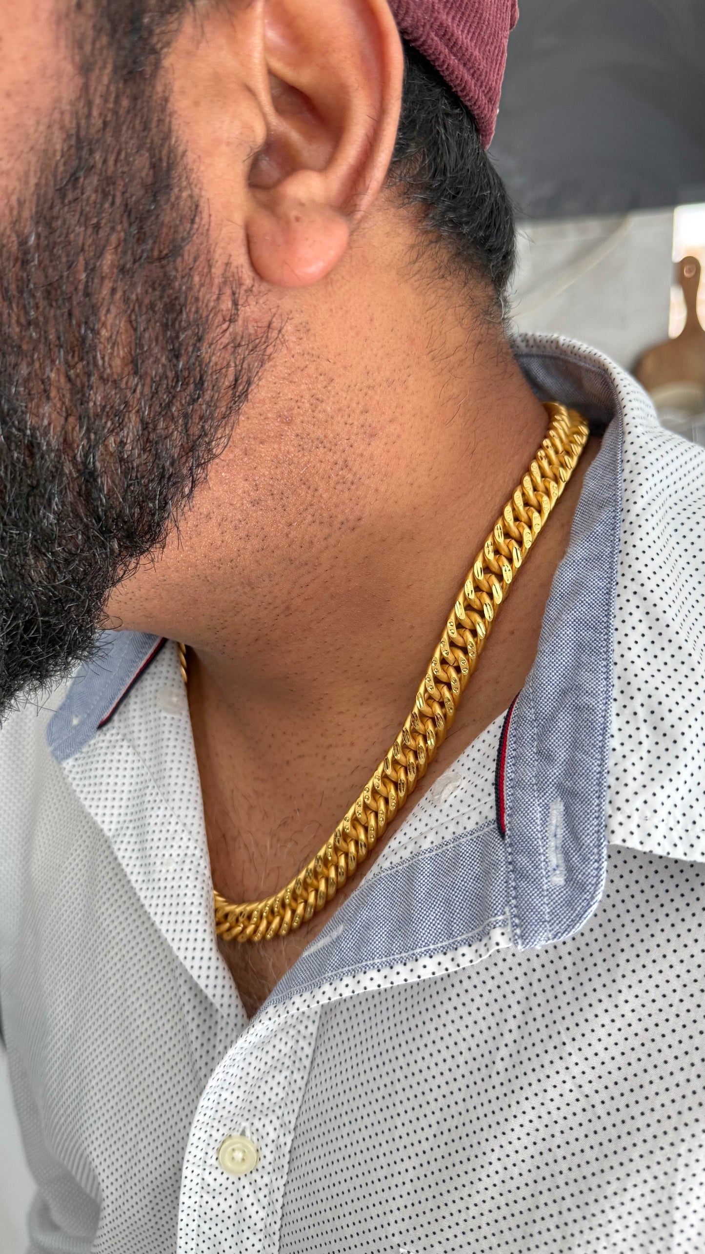 Men's Gold Plated Chain with a sleek design